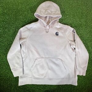 CARHARTT WOMENS RELAXED FIT MIDWEIGHT LOGO L/S 2X 20-22 NWT HOODIE SWEATSHIRT